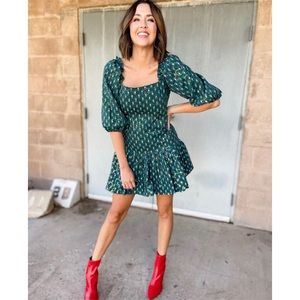 Queen of Sparkles | Green Sequin Dress.